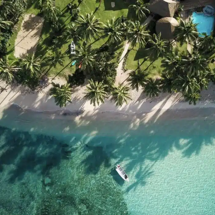 A beautiful ocean front hotel in Fiji.